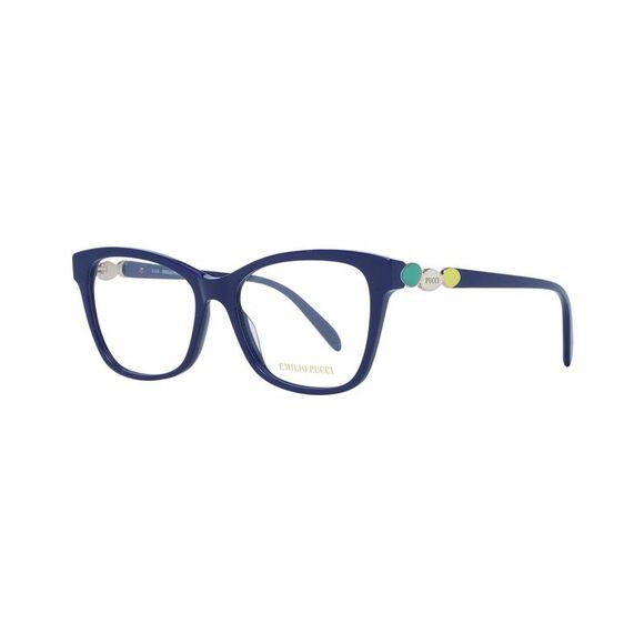 Emilio Pucci Blue Metal & Plastic Glasses (Frames)